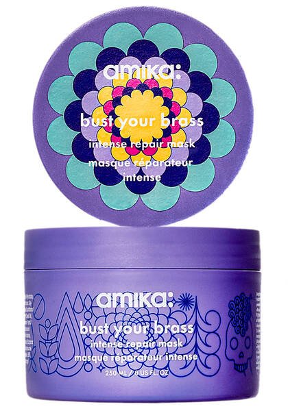 Amika - Bust Your Brass Cool Blonde Purple Intense Repair Hair Mask